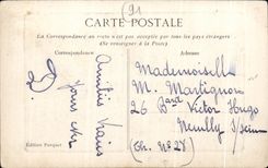 CPA Courances Facade Principale Du Chateau