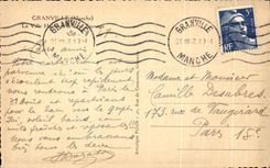 CPA Granville La Ville Haute Sauvage