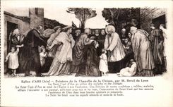 CPA Eglise d'Ars Peinture de la Chapelle de la Chasse