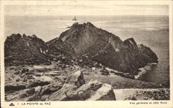 CPA La Pointe du Raz Vue Generale et cote Nord