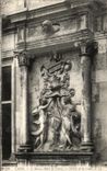 CPA Caen L'ancien hotel de Valois Detail de la Cour 