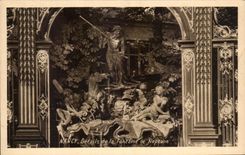 CPA Nancy Details de la fontaine de Neptune