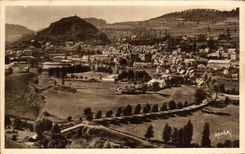 CPA Murat Vue De Rocher des Bredons
