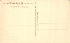 CPA Versailles Pittoresque Rotonde Du Bassin d'Apollon