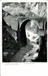 CPA Gotthard Furka Die Teufelsbruke