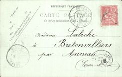 CPA Pornic Les Rochers de Gourmalon