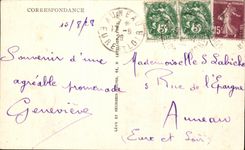 CPA Quiberon Les Rochers De La Cote Sauvage
