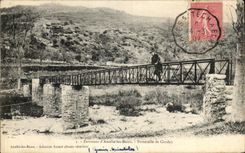 CPA Environs d'Amelie les Bains Passerelle de Canday