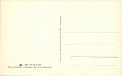CPA Beauvais Rue Feutrier Et Rosace De La Cathedrale