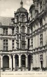 CPA Chateau de Chambord L'Aile Francois 1er L'Escalier