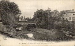 CPA Troyes La Seine Le Pont de Saint Jacques sur la Seine