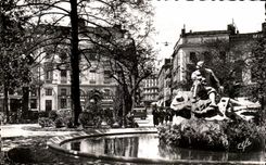 CPA Toulouse Le Ville Rose Square Roosevelt Statue Goudouli