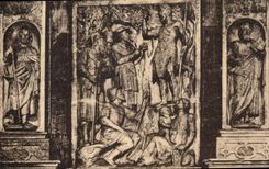 CPA Cathedrale St Jean Baptiste de Perpignan Details Du Grand Retable en marbre blanc du Choeur 