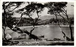 CPA Agay Bale Et Place De Camp Long Au fond Le Rastel