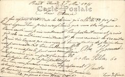 CPA Brest La Jetee un Jour de Tempete Phare