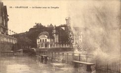 CPA Granville Le Casino sous la Tempete