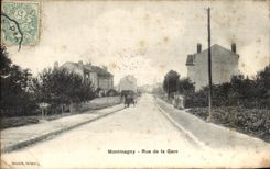 CPA Montmagny Rue de la Gare