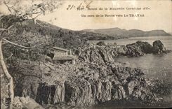 CPA La Route de la Nouvelle Corniche d'Or Un coin de la Route vers Le Trayas
