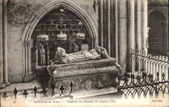 CPA Cathedrale de Tours Tombeau des Enfants de Charles VIII