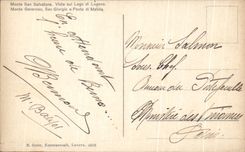 CPA Monte San Salvatore Vista Sul Lago Di Lugano