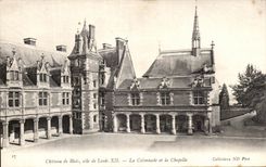 CPA Chateau de Blois Aile de Louis XII La Colonnade et la Chapelle