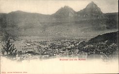 CPA Brunnen aud die Mythen