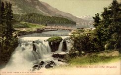 CPA St Moritzer See Und Inntall