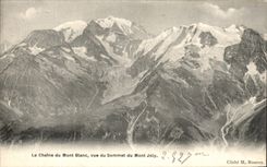 CPA Le Chateau du Mont Blanc Vue de Sommet du Mont Joly