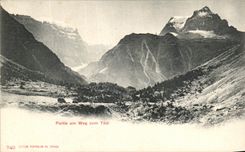 CPA Partie Am Weg Zum Todi