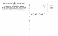 CPM United Nations Nations Unies Trusteeship Council Chamber the Trusteeship council is located in the Conference Buildi