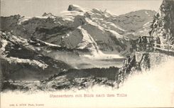 CPA Stanserhorn mit Blick nach dem Titlis