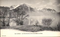CPA Lac Leman Le Grammont Et Les Cornettes De Bise