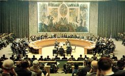 CPSM United Nations Nations Unies Security Council Chamber A General View Of The New York