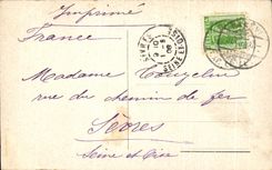 CPA Chateau De Monnetier