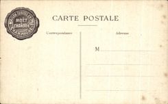 CPA Dom Perignon cellerier De L'Abbaye d'Hautvillers Tableau La Maison Moet Et Chandon Champagne Moet et Chandon