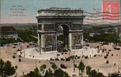 CPA Paris l'Arc de Triomphe Et La Tombe Du Soldat Inconnu