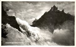 CPA Rheinfall Mit Schloss Laufen