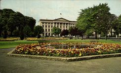 MODERN CARD Queen' S Hotel Cheltenham The Colourful Gardens In Face Off The Queen' S