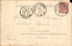 CPA Battistero pegado