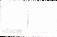 CPSM Santiago De Compostela Catedral Facharla del Obradeiro