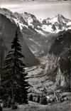 CPSM Lauterbrunnental Lauterbrunnen Grosshorn Breithorn