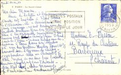 CPSM Paris Le Sacre Coeur Montmartre