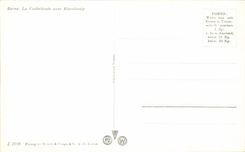 CPA Bern the Cathedral with Blumlisalp