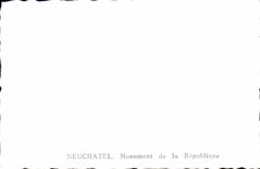 CPSM Neuchatel Monument of the Republic