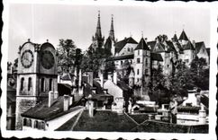 CPSM Neuchatel Tour de Diesse Chateau et Collegiale