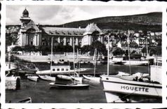 CPSM Neuchatel Port and Post office Small hoe