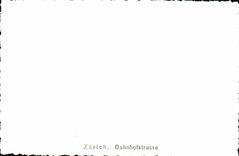 CPSM Zurich Bahnhofstrasse