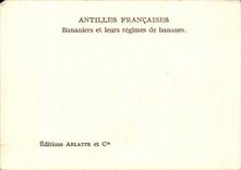 CPA French West Indies Banana trees and their modes of hampers