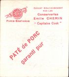 Image Canning facilities Emile Way Captain Cook Paste of pig Collection Breton Caps Concarneau