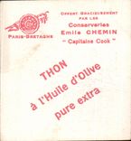 Image Canning facilities Emile Way Captain Cook Tuna with oil Collectuion Breton Caps Plougastel Daoulas